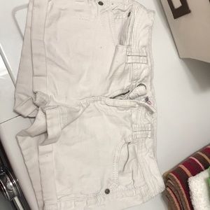 White girls shorts